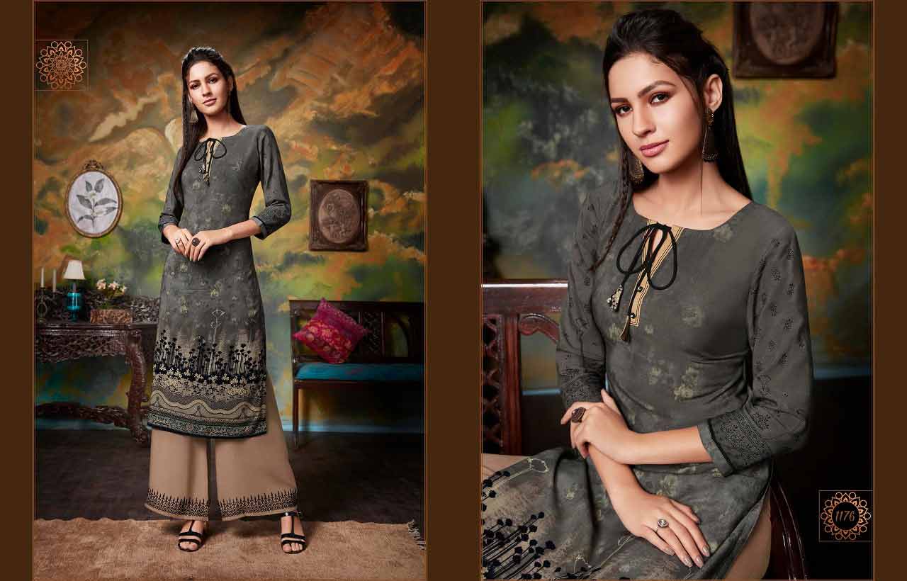 Kajree Fashion Chambor Vol 6 Kurti With Palazzo Catalog Kajree Fashion Chambor Vol 6 Kurti With Palazzo Catalog